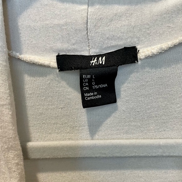 H&M cream colored dress, size large - Picture 3 of 4